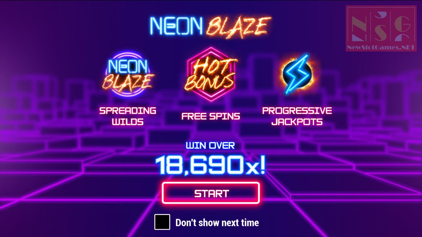 Neon Blaze Slot Demo Image
