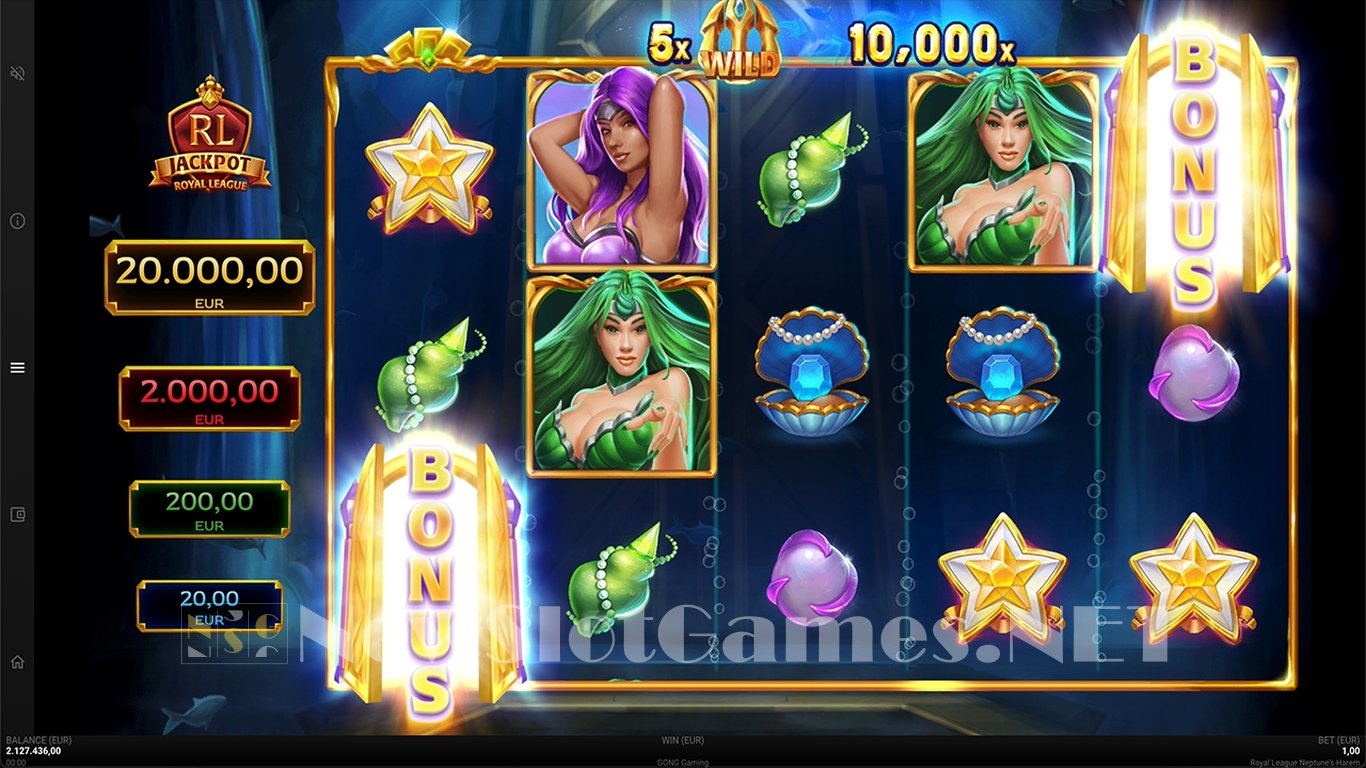 Neptunes Harem Slot Demo Image