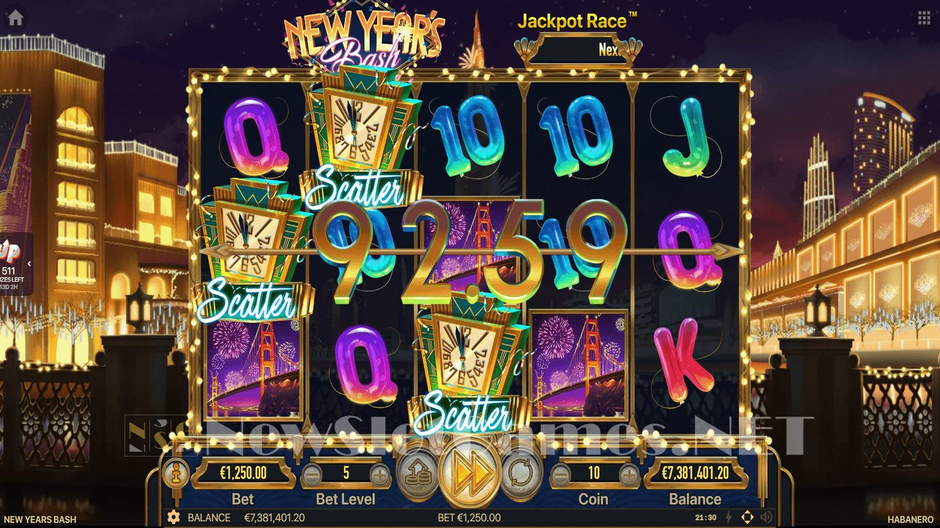 New Year’s Bash Slot Demo Image