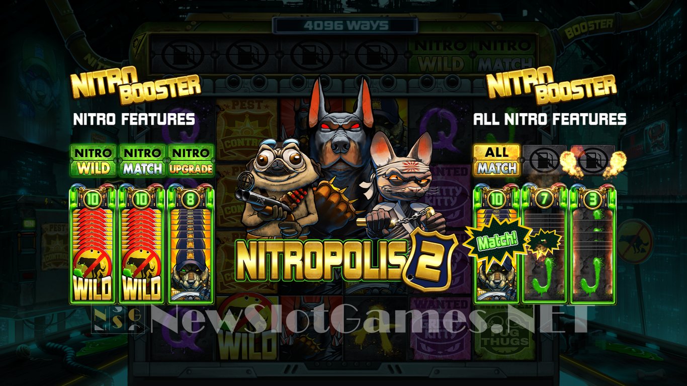 Nitropolis 2 Slot Demo Image
