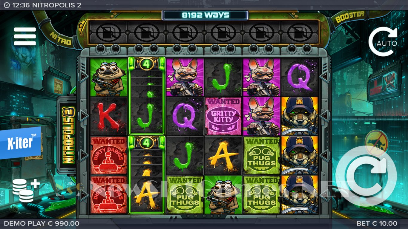 Nitropolis 2 Slot Slot Image in Demo - pic. 2