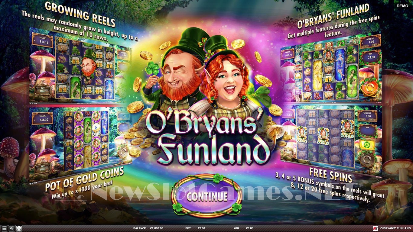 O Bryans Funland Slot Demo Image