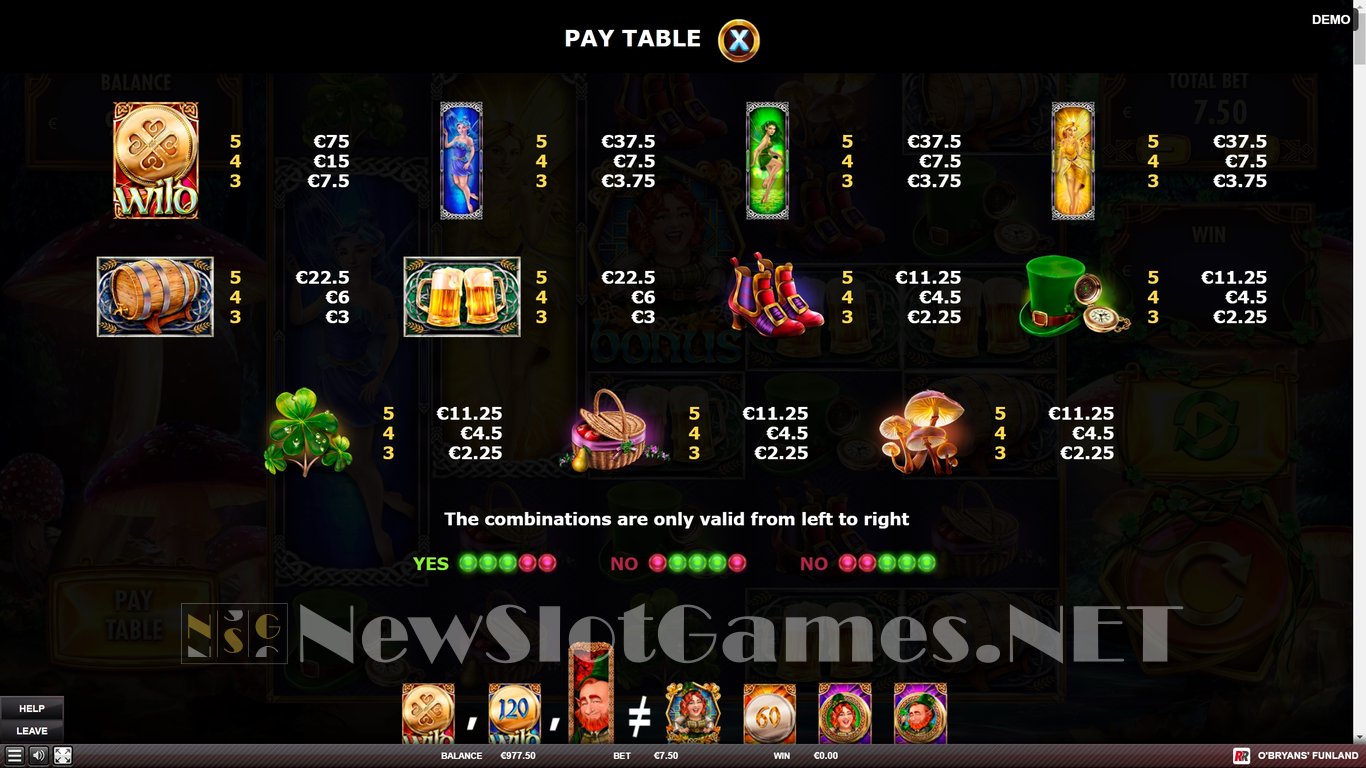 O Bryans Funland Slot Slot Image in Demo - pic. 4