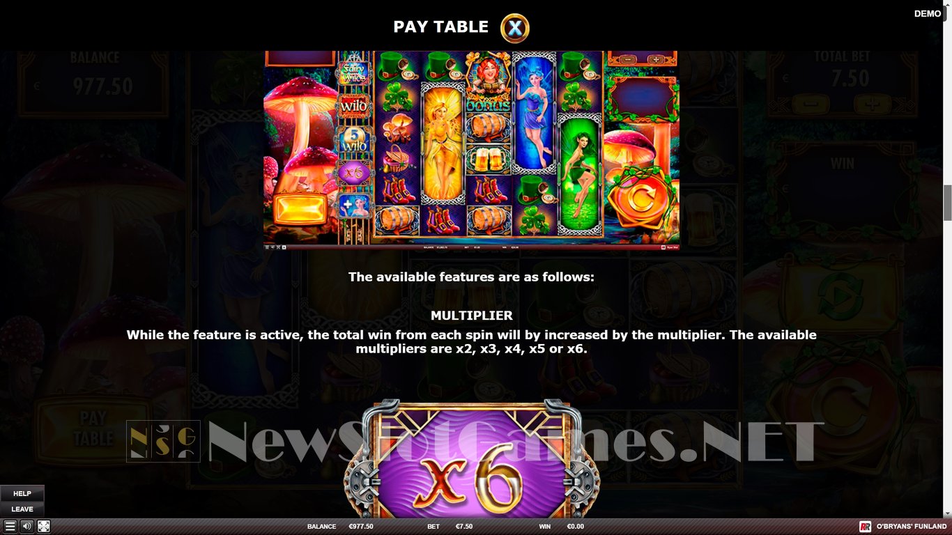 O Bryans Funland Slot Slot Image in Demo - pic. 8