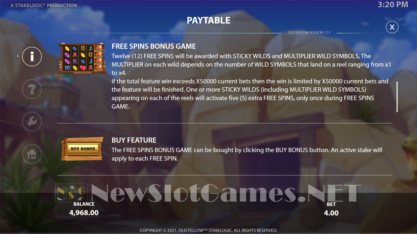 Old Fellow Slot Slot Image in Demo - pic. 5