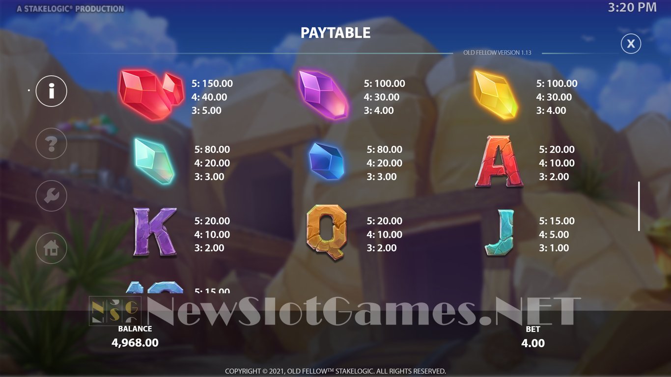 Old Fellow Slot Slot Image in Demo - pic. 6