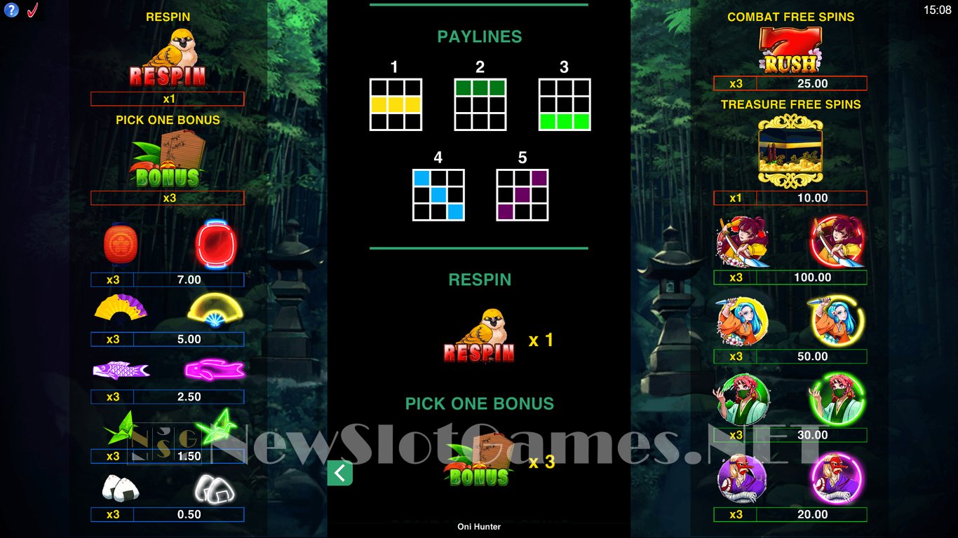 Oni Hunter Slot Slot Image in Demo - pic. 3