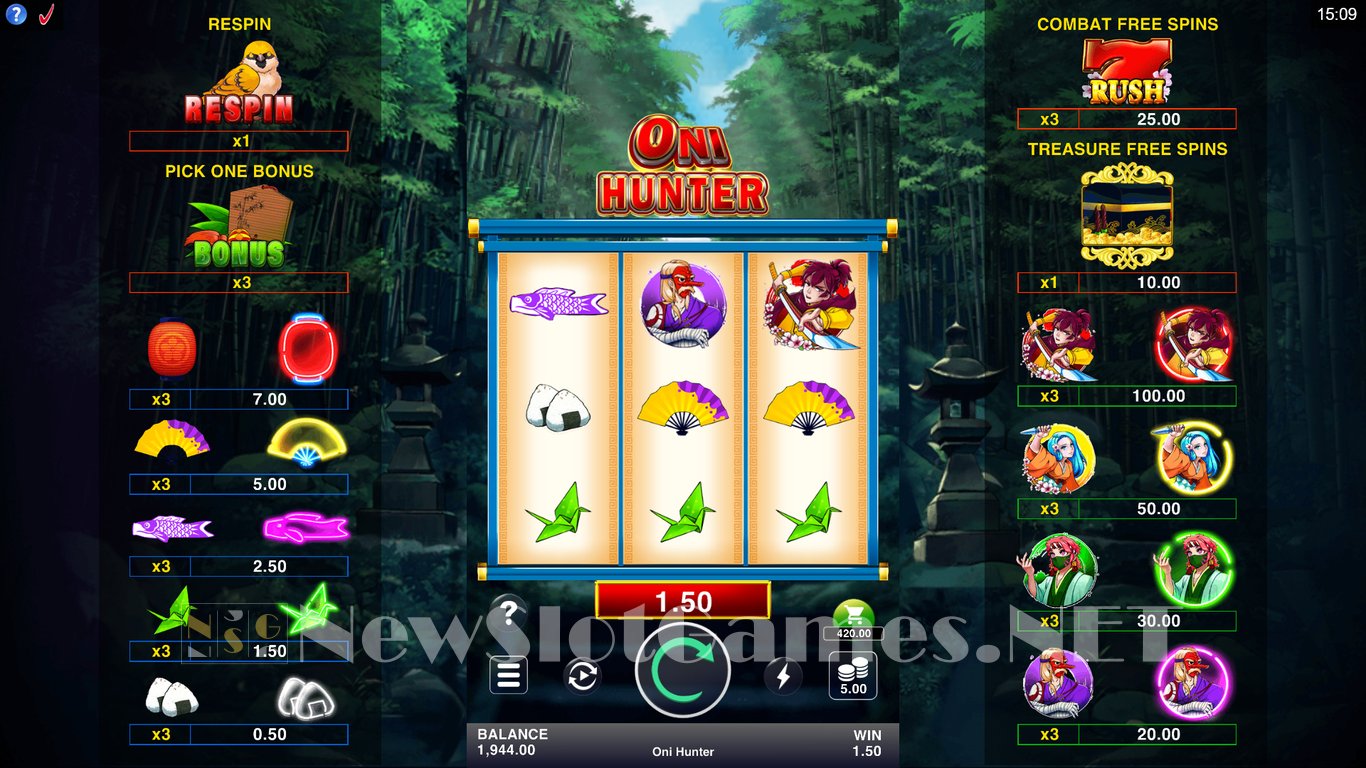 Oni Hunter Slot Slot Image in Demo - pic. 4