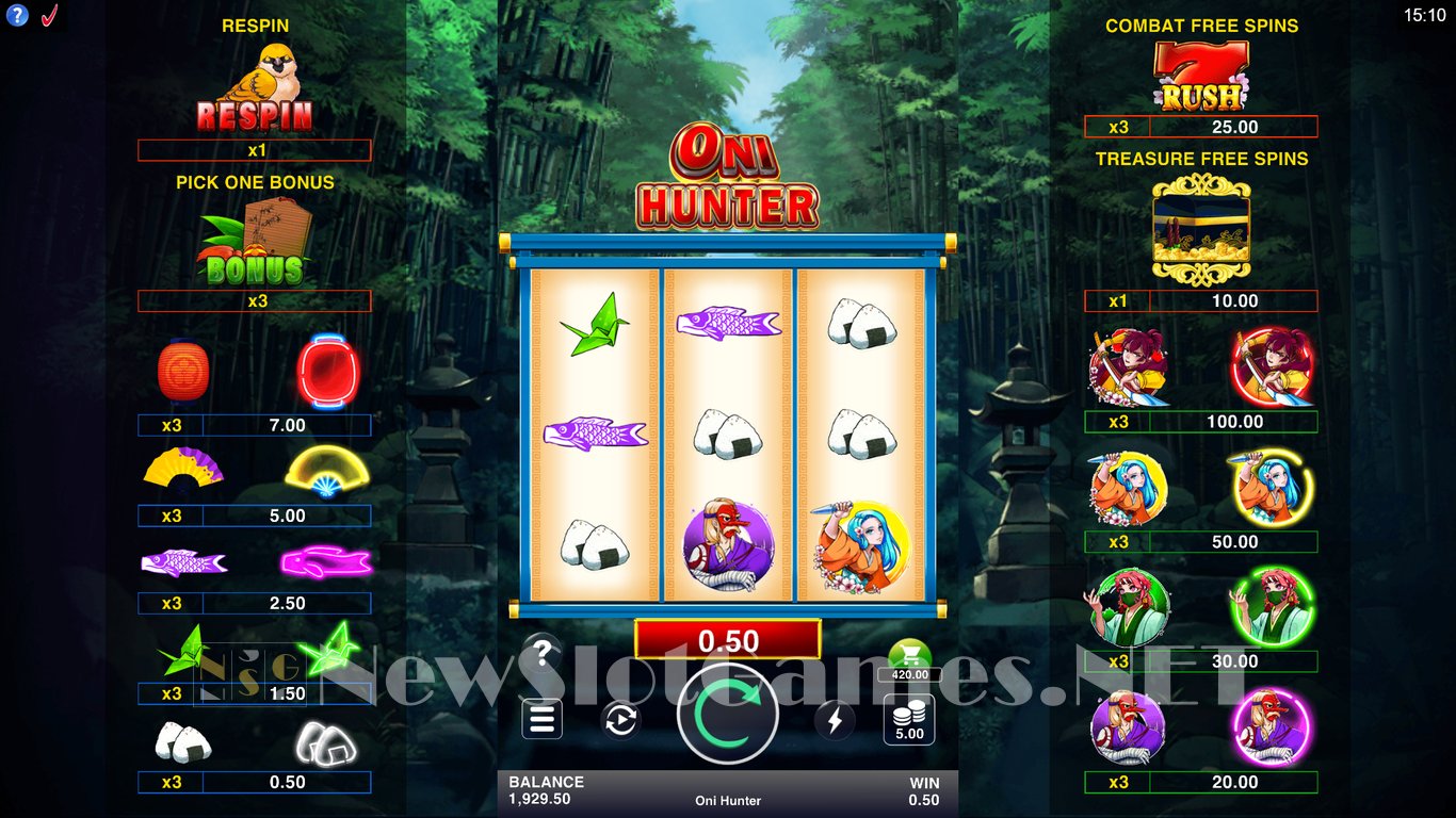 Oni Hunter Slot Slot Image in Demo - pic. 5