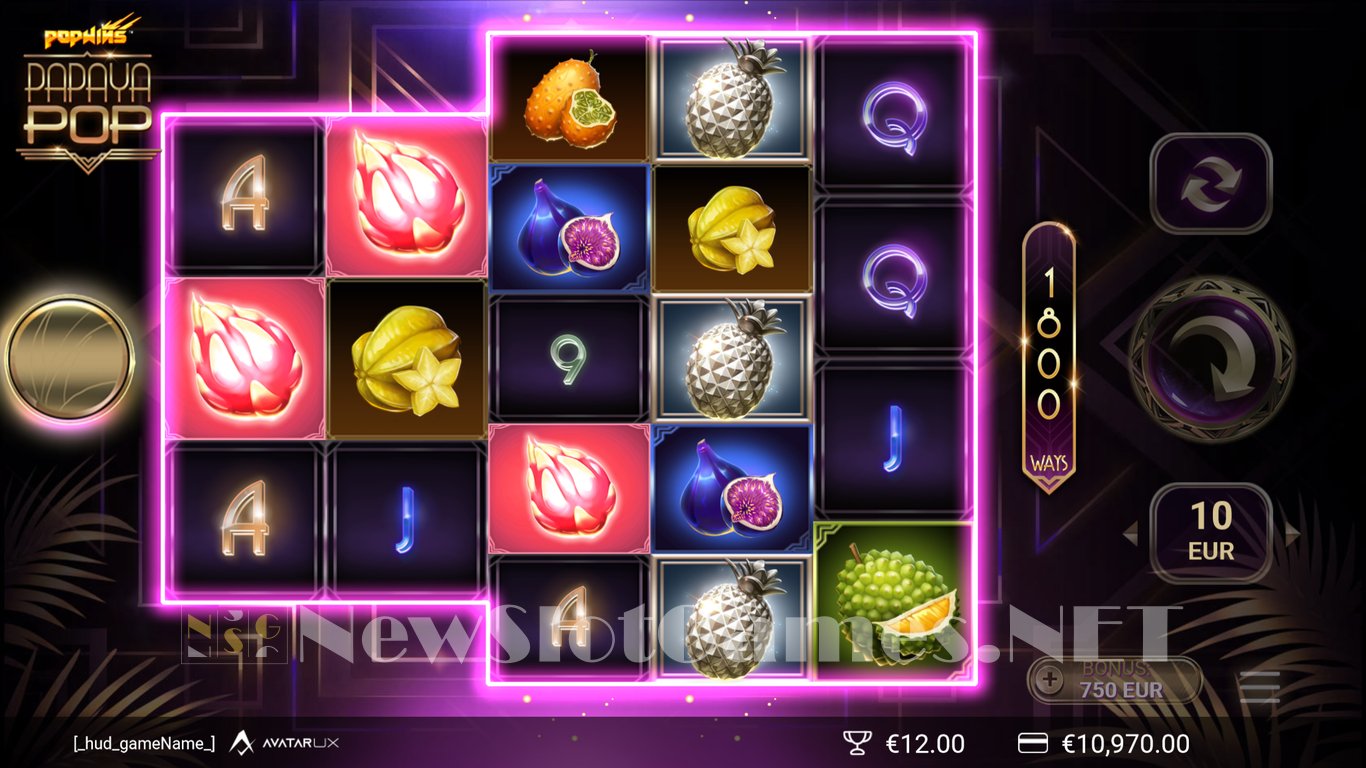 PapayaPop Slot Demo Image