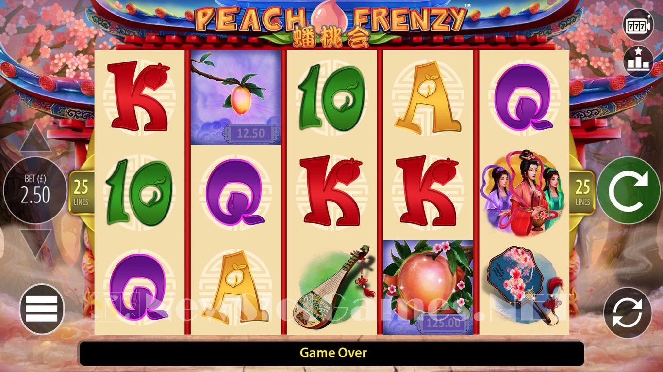 Peach Frenzy Slot Demo Image