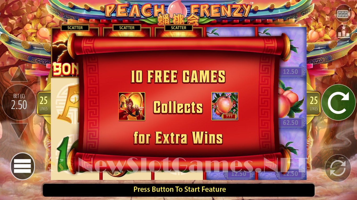 Peach Frenzy Slot Slot Image in Demo - pic. 2