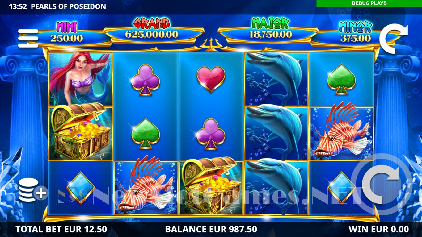 Pearls of Poseidon Slot Demo Image