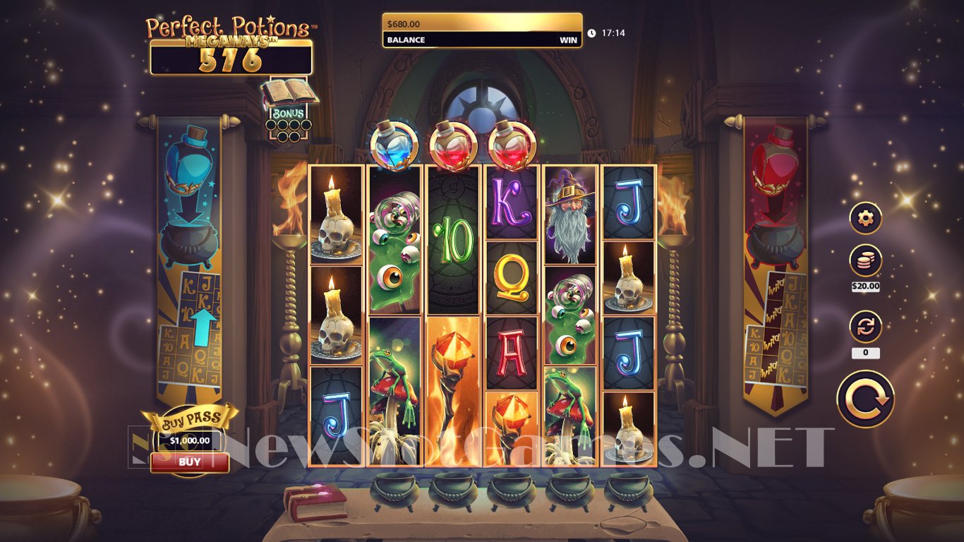 Perfect Potions Megaways Slot Demo Image