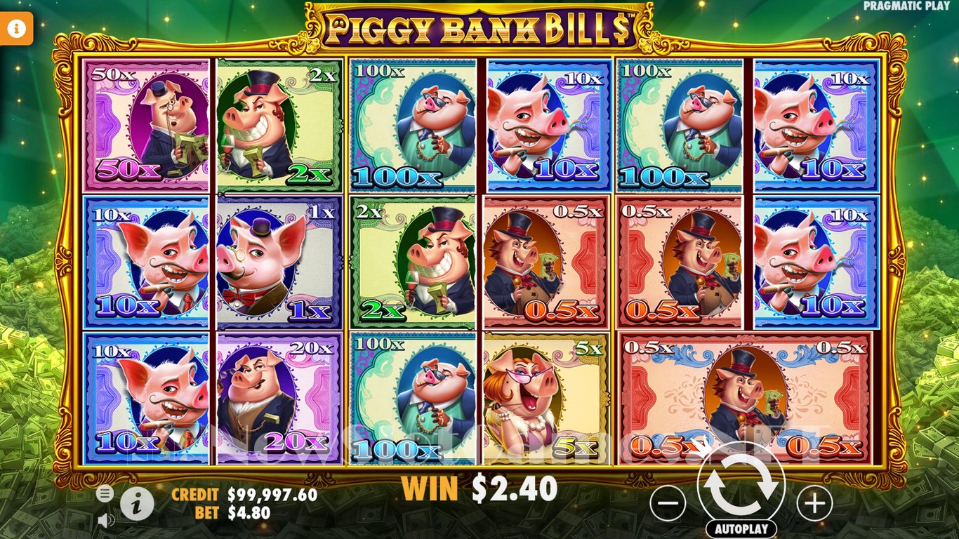 Piggy Bank Bills Slot Slot Image in Demo - pic. 2