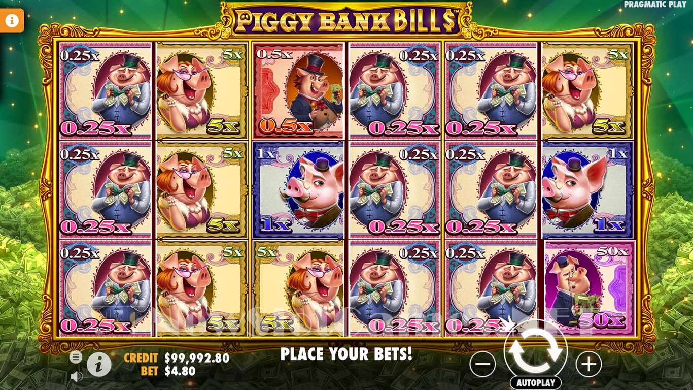 Piggy Bank Bills Slot Slot Image in Demo - pic. 3