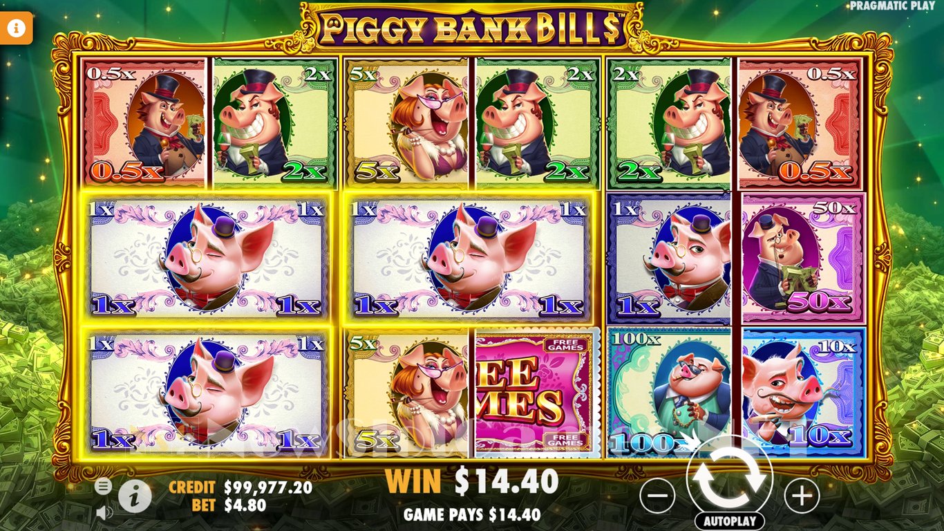 Piggy Bank Bills Slot Slot Image in Demo - pic. 7