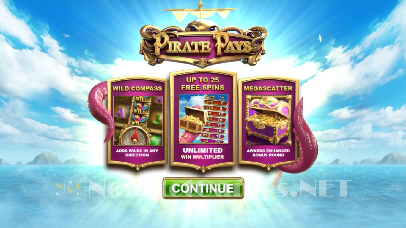 Pirate Pays Megaways Slot Demo Image