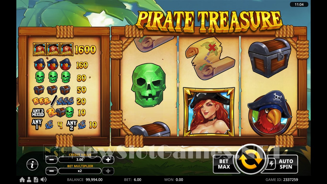 Pirate Treasure Slot Slot Image in Demo - pic. 2