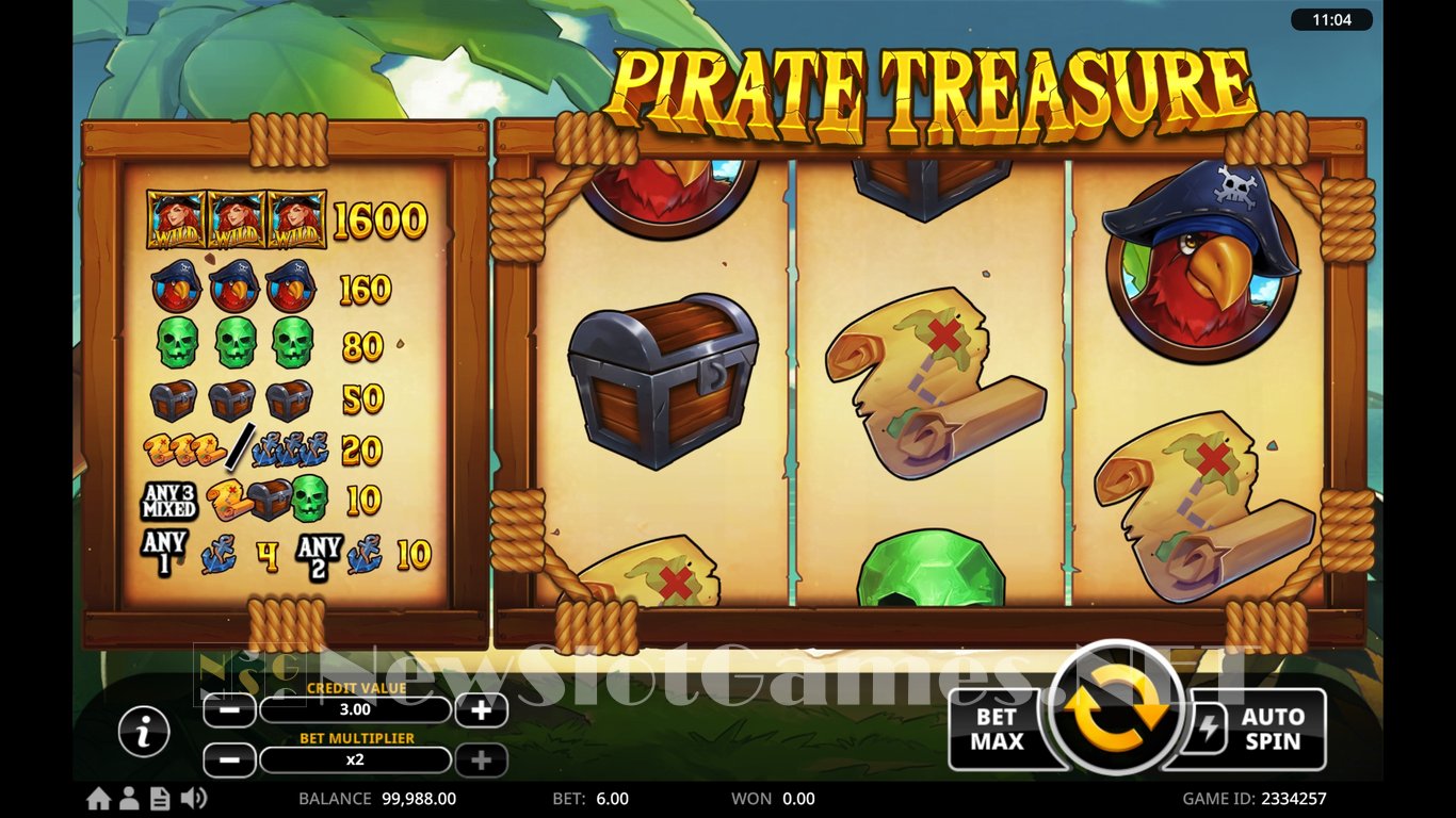 Pirate Treasure Slot Slot Image in Demo - pic. 3