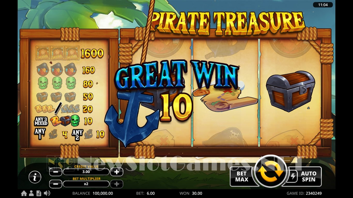 Pirate Treasure Slot Slot Image in Demo - pic. 6
