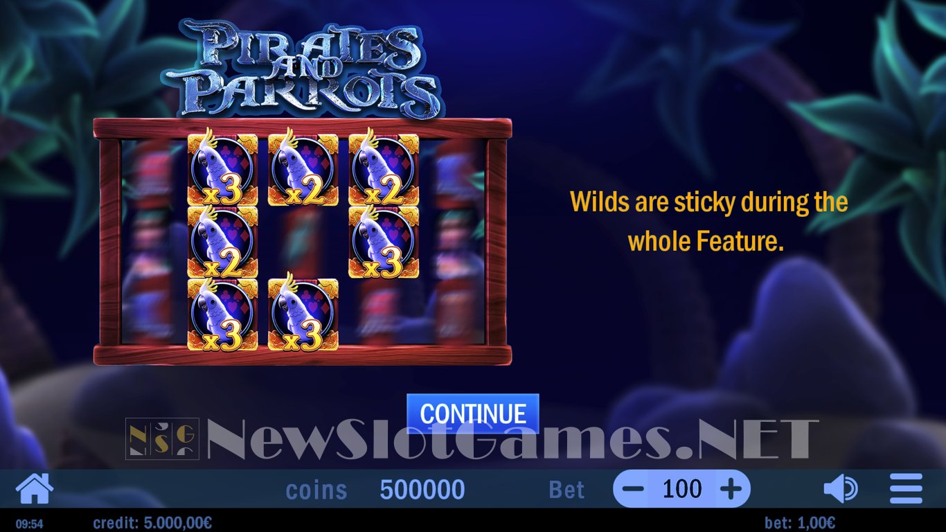 Pirates and Parrots Slot Demo Image