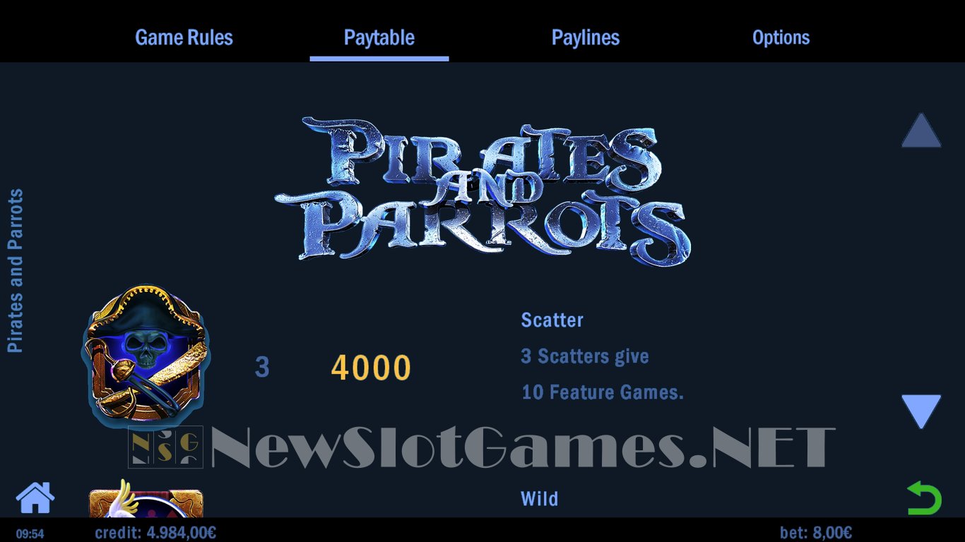 Pirates and Parrots Slot Slot Image in Demo - pic. 4
