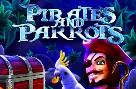 Pirates and Parrots Slot Logo