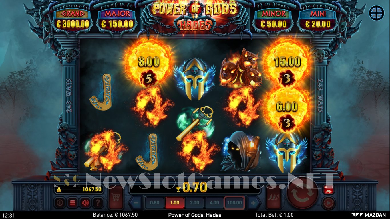 Power of Gods Hades Slot Demo Image