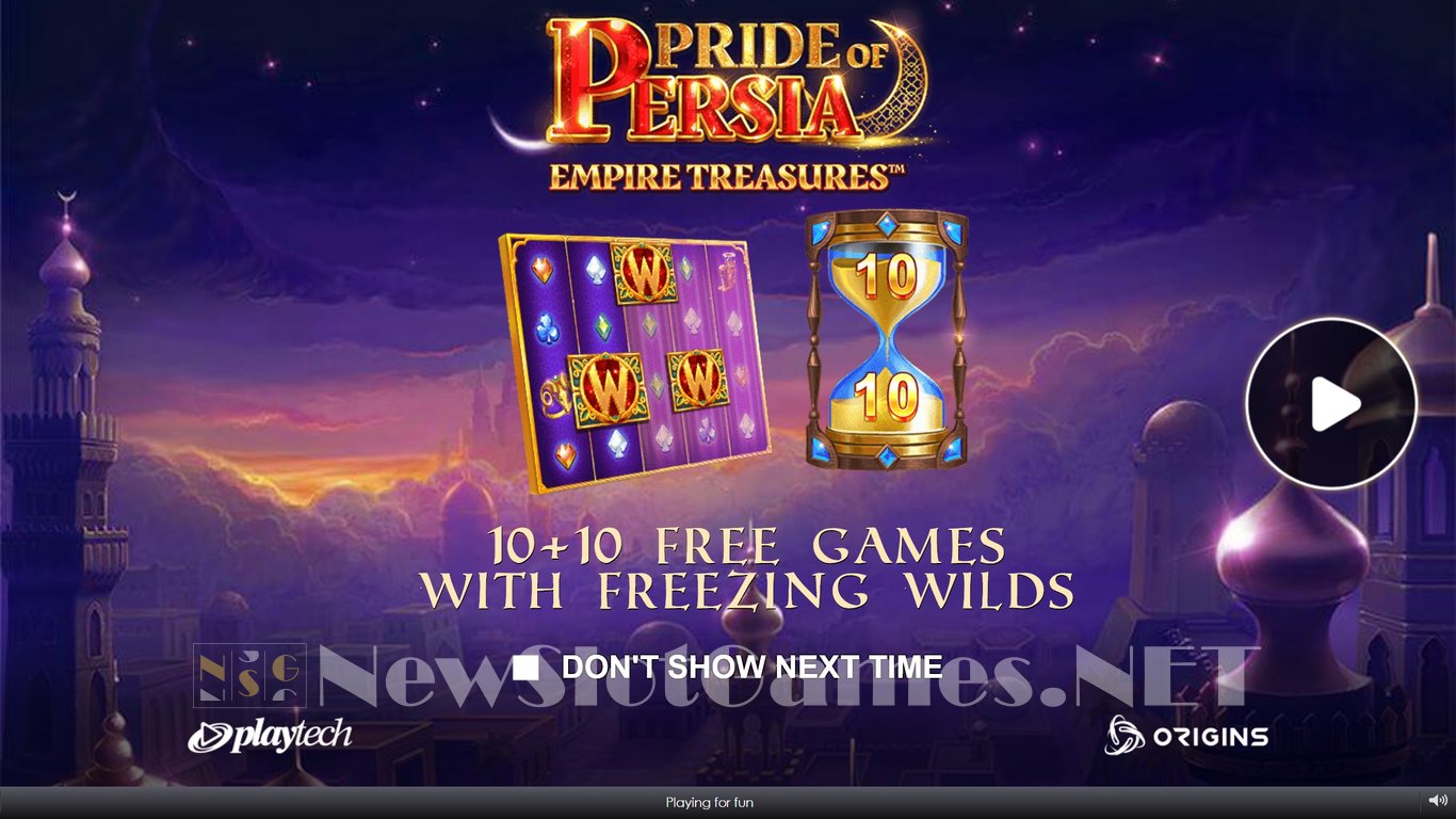 Pride of Persia Empire Treasures Slot Demo Image