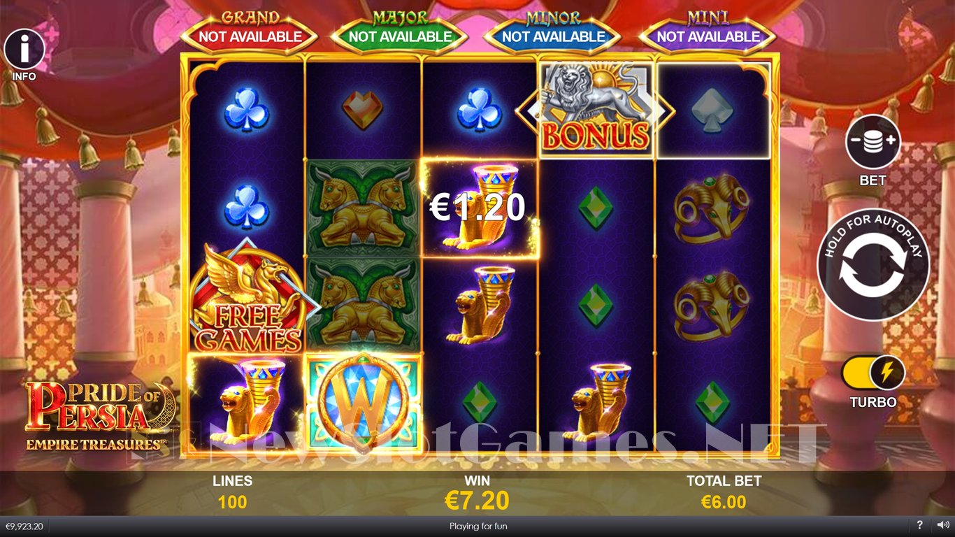 Pride of Persia Empire Treasures Slot Slot Image in Demo - pic. 10