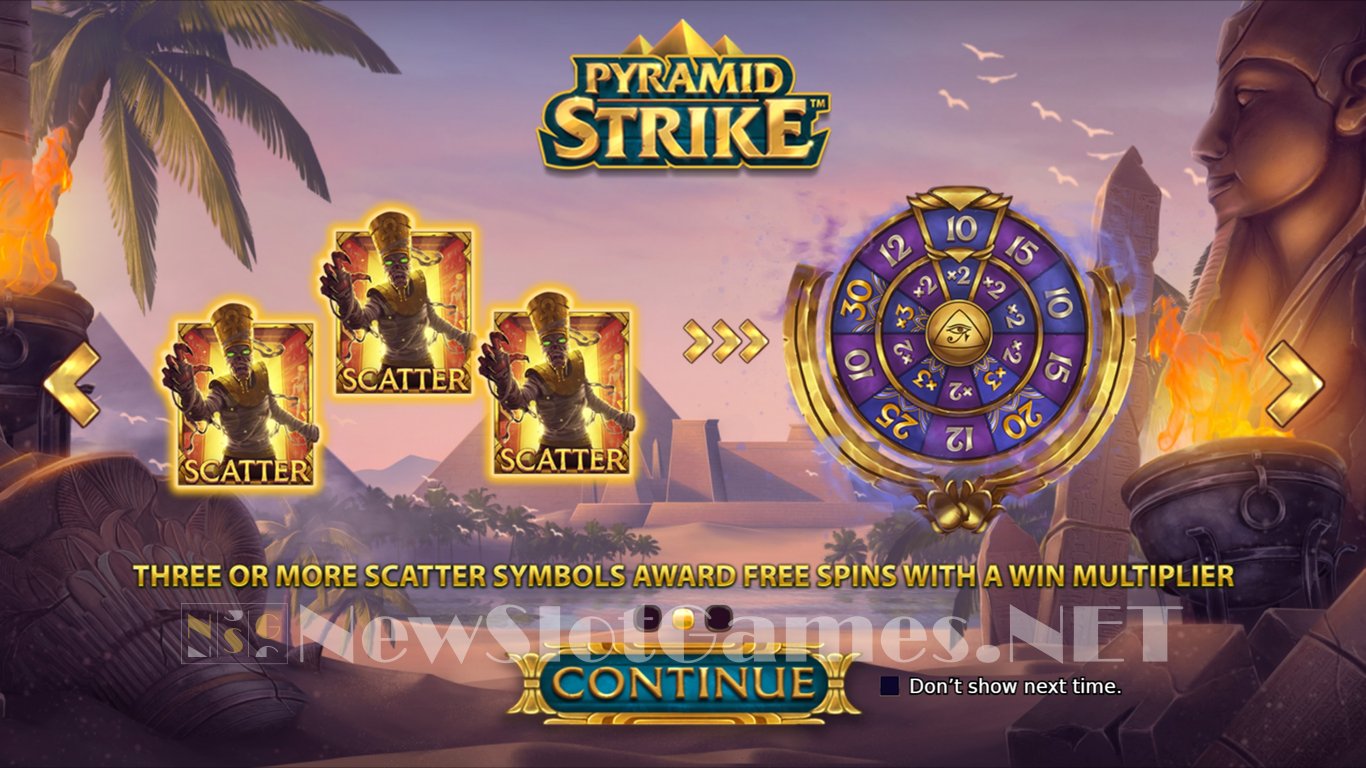 Pyramid Strike Slot Demo Image