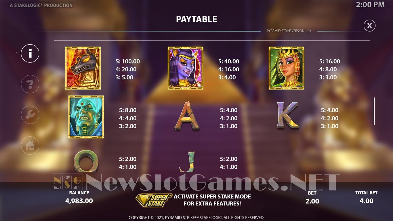 Pyramid Strike Slot Slot Image in Demo - pic. 6