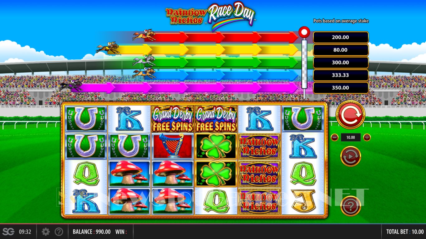 Rainbow Riches Race Day Slot Demo Image