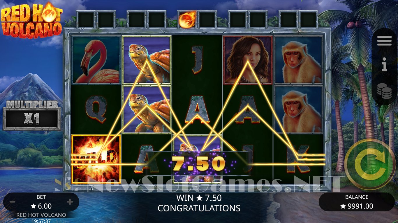 Red Hot Volcano Slot Slot Image in Demo - pic. 2