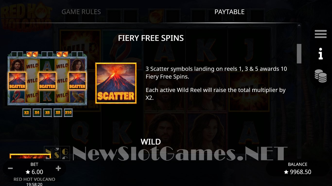 Red Hot Volcano Slot Slot Image in Demo - pic. 6