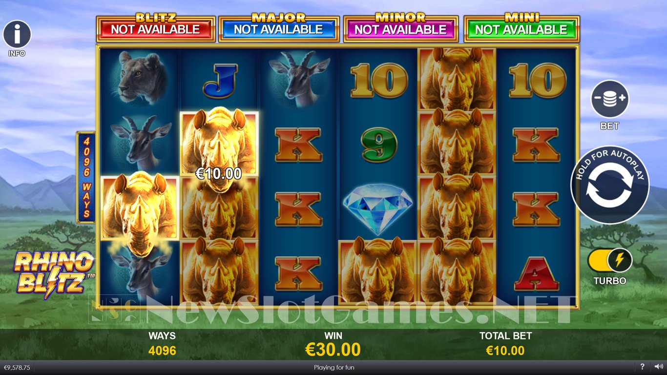 Rhino Blitz Slot Slot Image in Demo - pic. 3