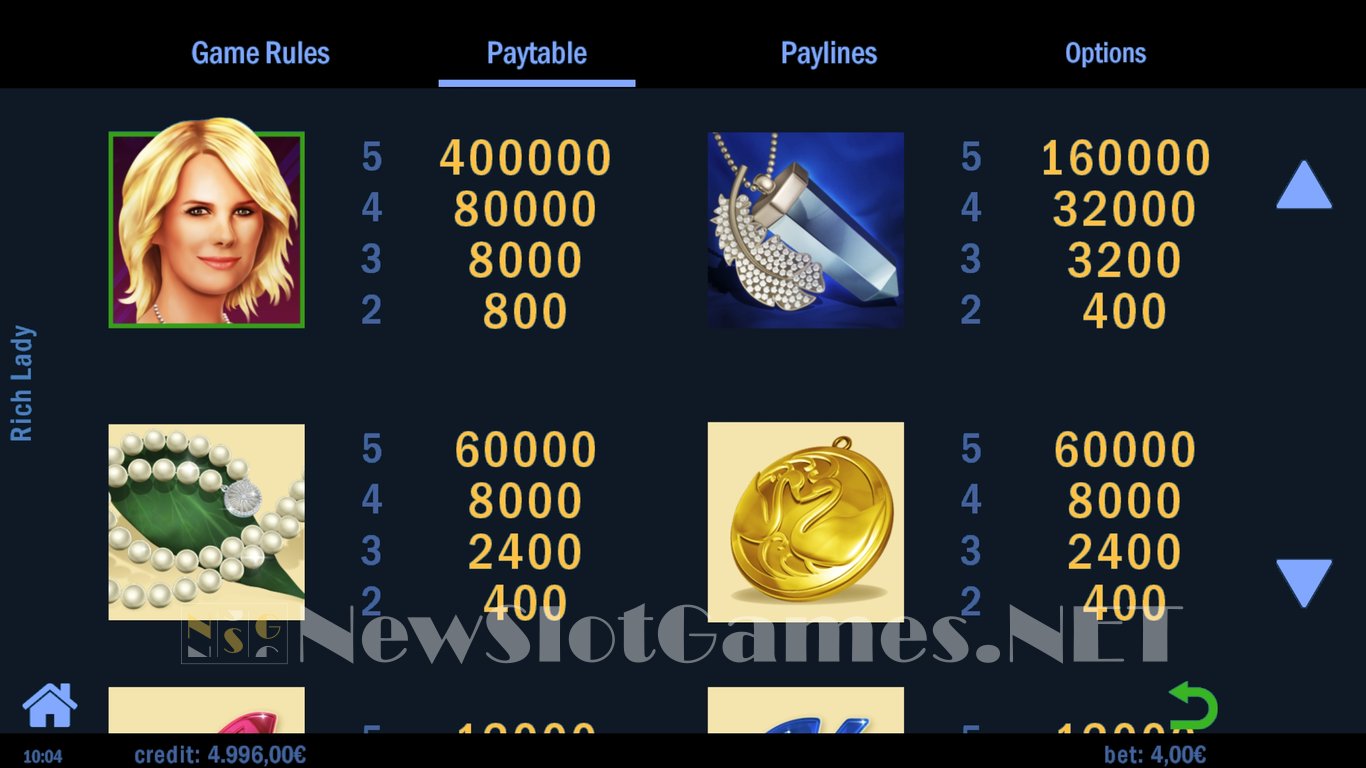 Rich Lady Slot Slot Image in Demo - pic. 6