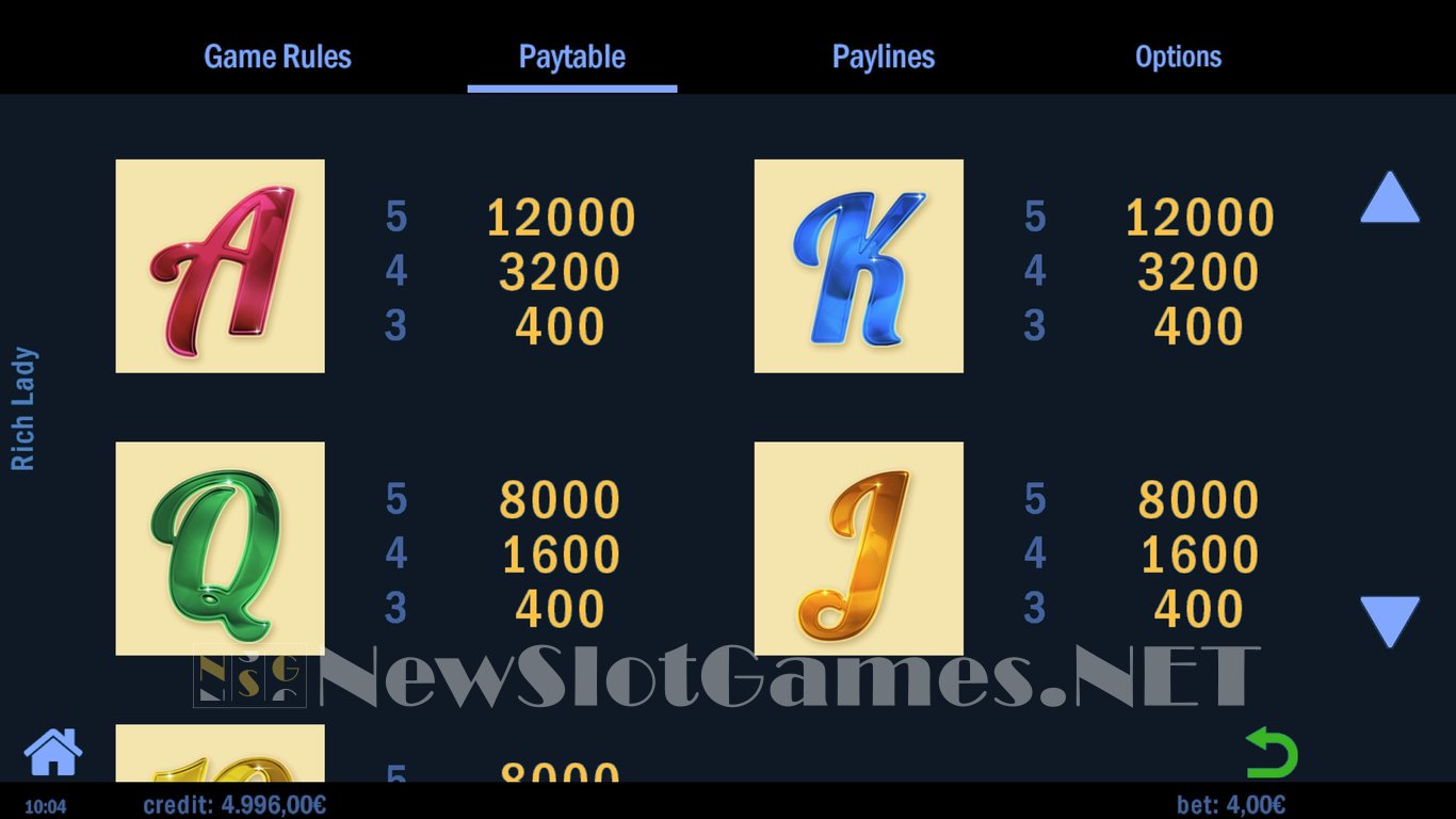 Rich Lady Slot Slot Image in Demo - pic. 7