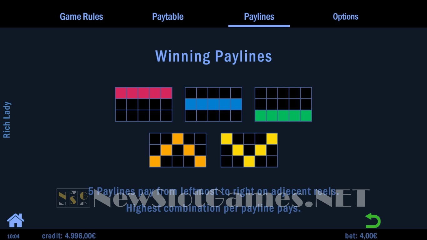 Rich Lady Slot Slot Image in Demo - pic. 8