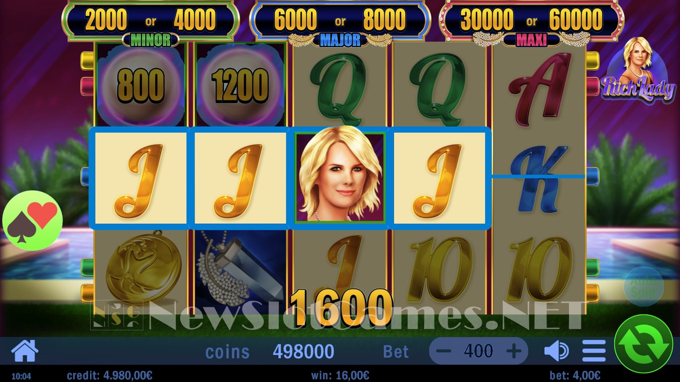 Rich Lady Slot Slot Image in Demo - pic. 9