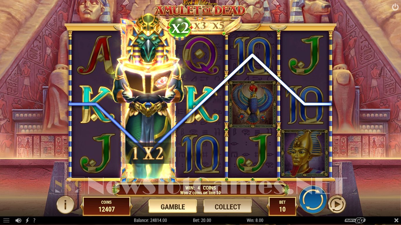 Rich Wilde and the Amulet of Dead Slot Slot Image in Demo - pic. 3