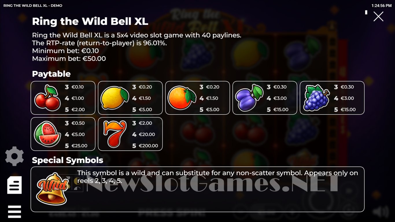 Ring the Wild Bell XL Slot Slot Image in Demo - pic. 3