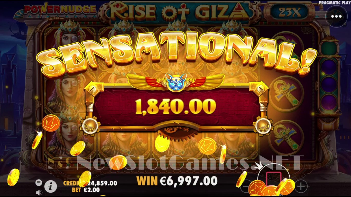 Rise of Giza PowerNudge Slot Slot Image in Demo - pic. 3
