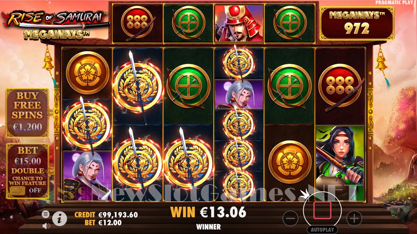 Rise of Samurai Megaways Slot Demo Image