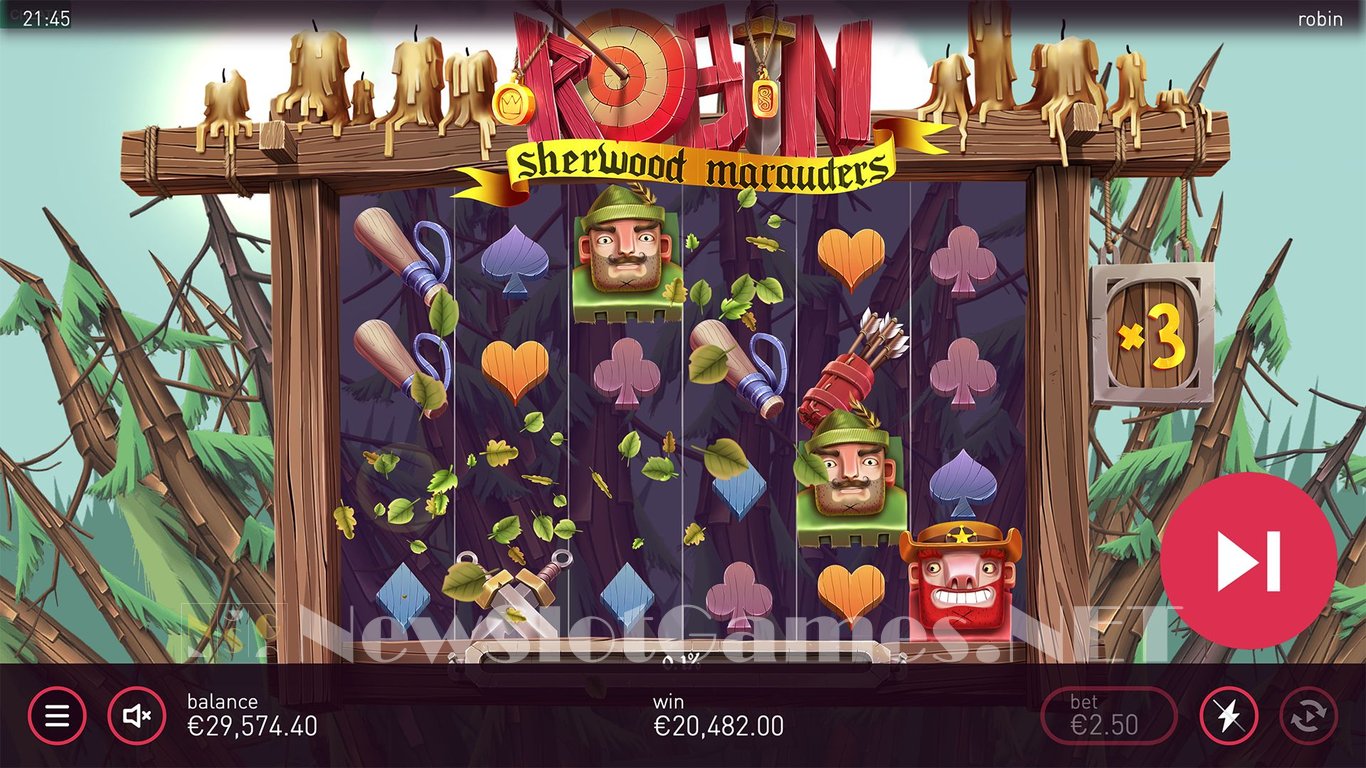 Robin Sherwood Marauders Slot Demo Image