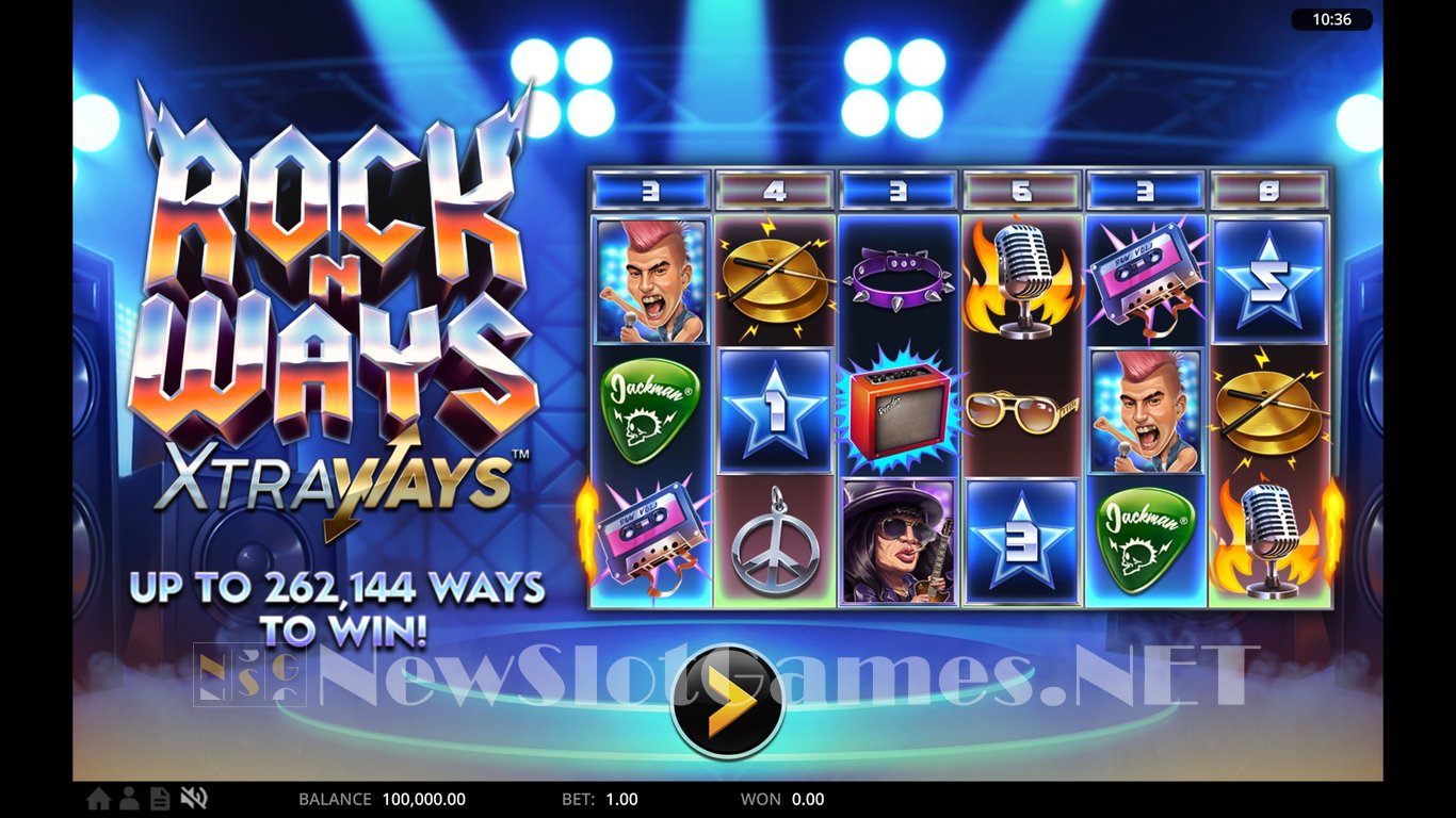 Rock n Ways XtraWays Slot Demo Image