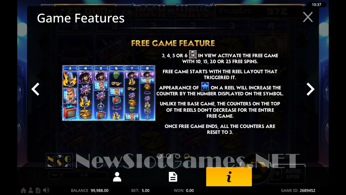 Rock n Ways XtraWays Slot Slot Image in Demo - pic. 9