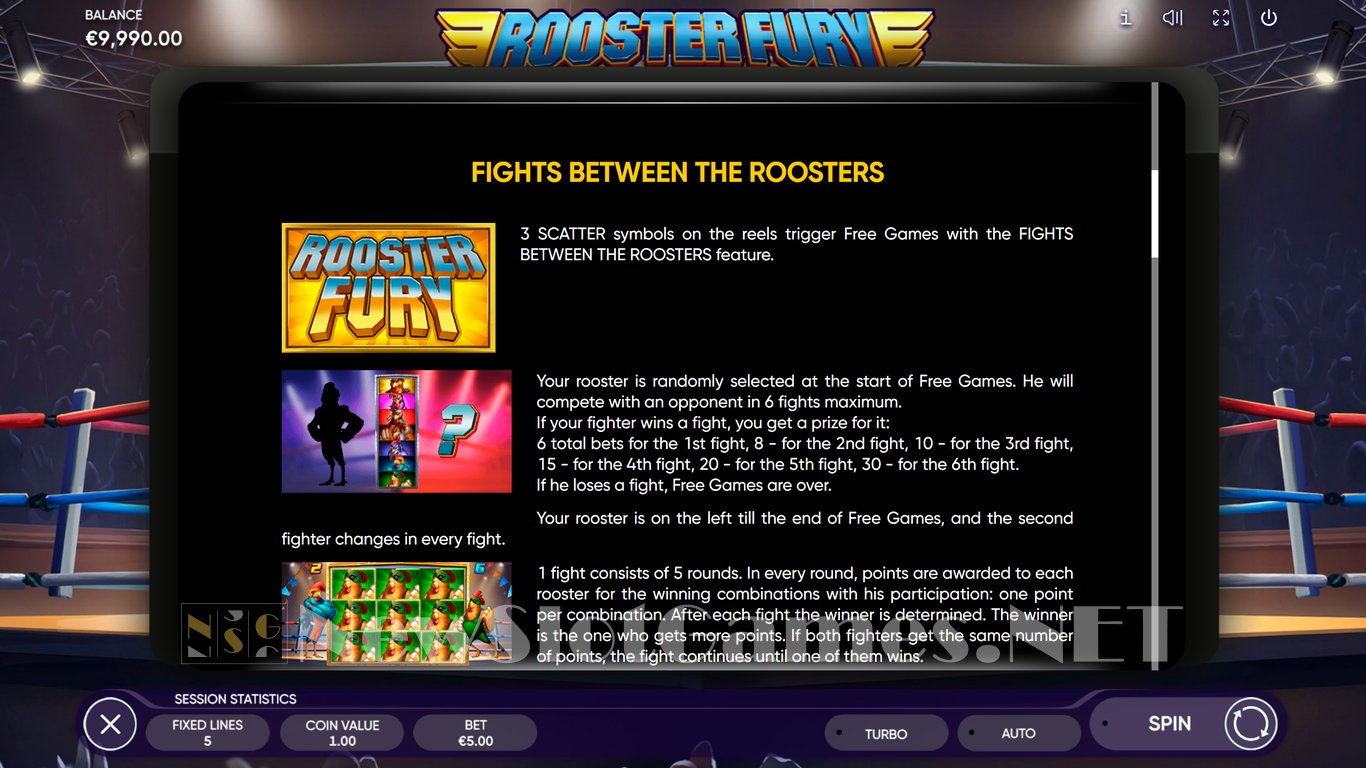 Rooster Fury Slot Slot Image in Demo - pic. 2