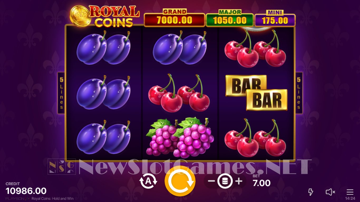 Royal Coins Hold and Win Slot Slot Image in Demo - pic. 3